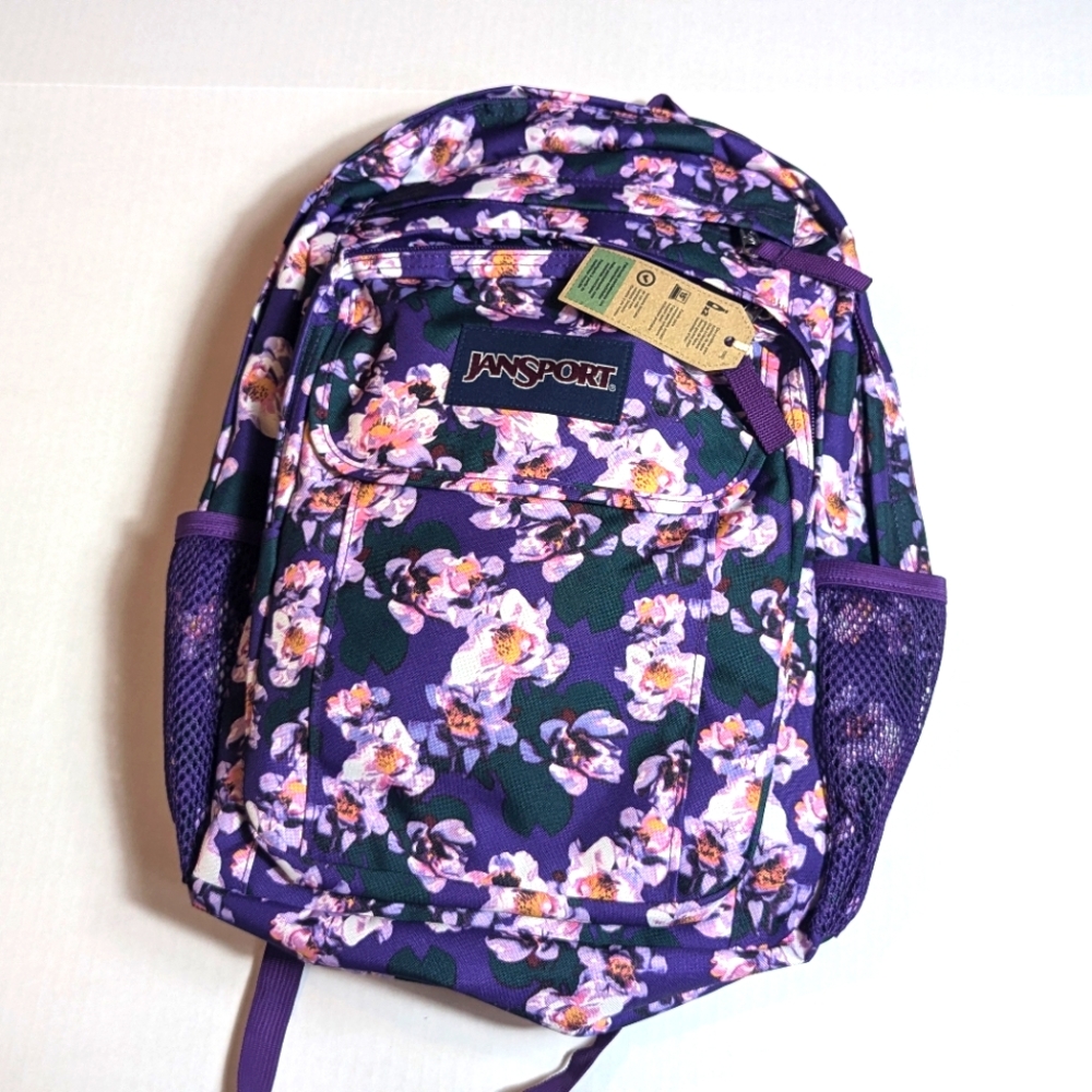 JanSport Union Pack in Purple Petals